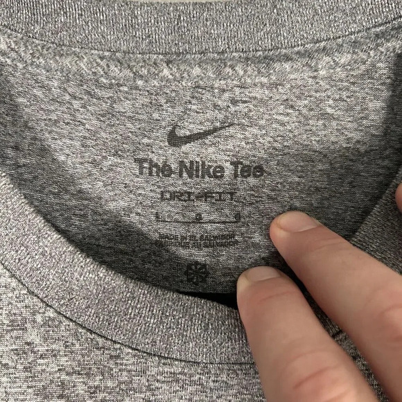 Nike Kansas City Shirt Men's Large Grey Short Sleeve Crew Neck Dri Fit Tee - Picture 5 of 6